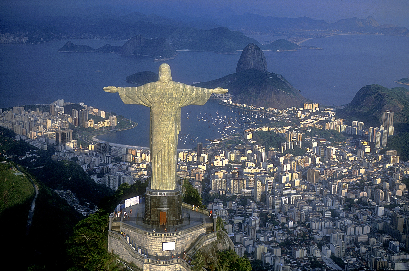 Aerial of Rio de Janeiro, Brazil