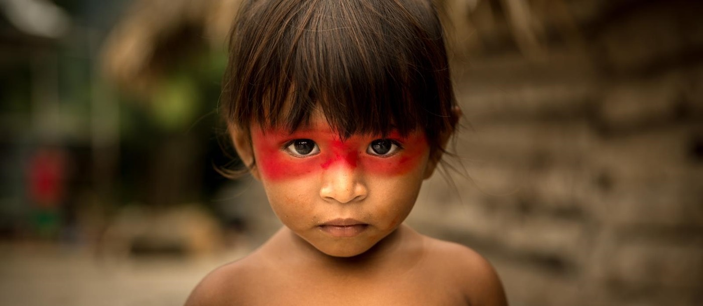 A Brazilian child in the Amazon, Brazil 
