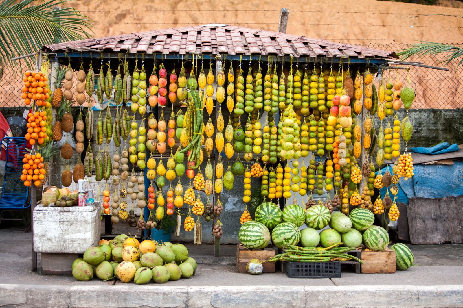Fruit stall in Brazil