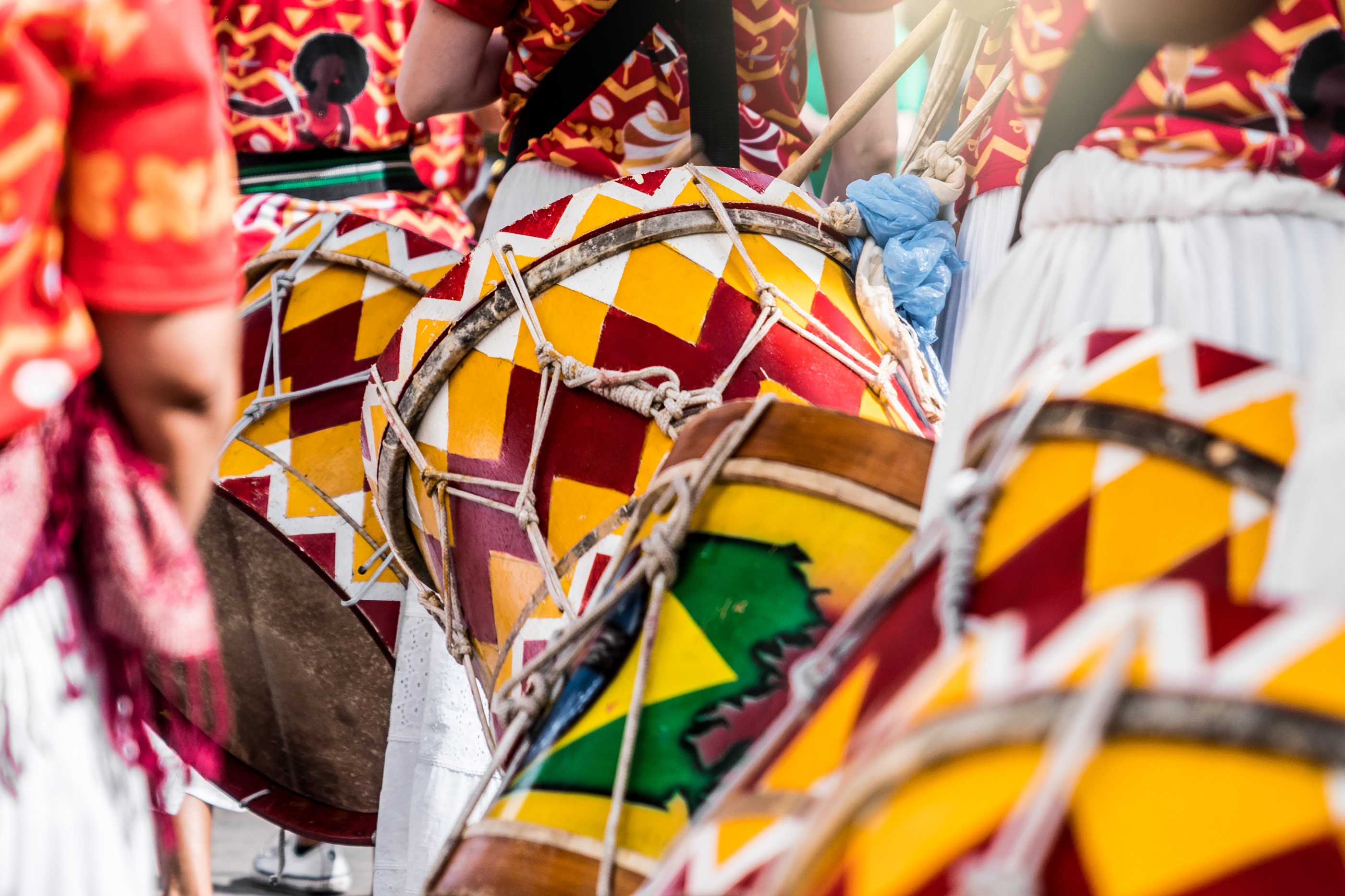 Carnival drummers in Brazil