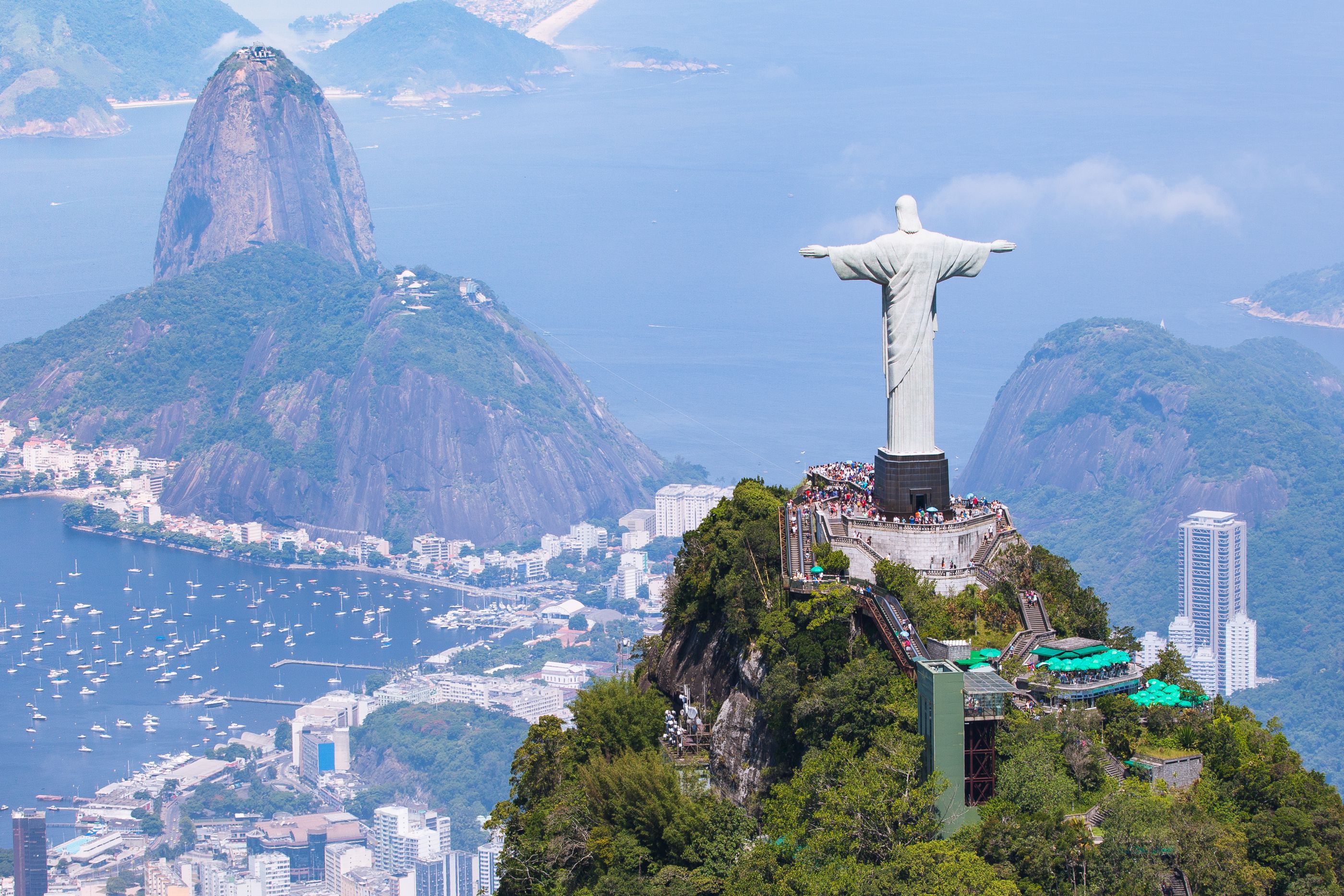 The Christ Redeemer in Rio de Janeiro, Brazil