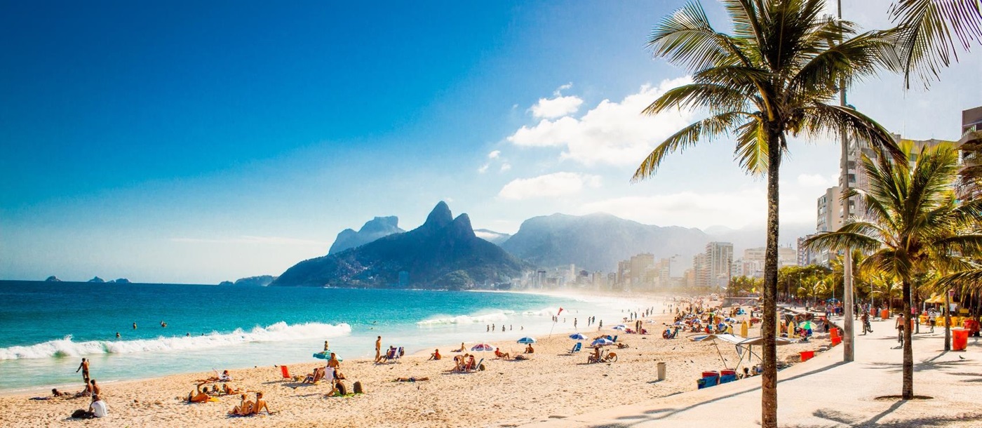 The beach of Rio de Janeiro, Brazil