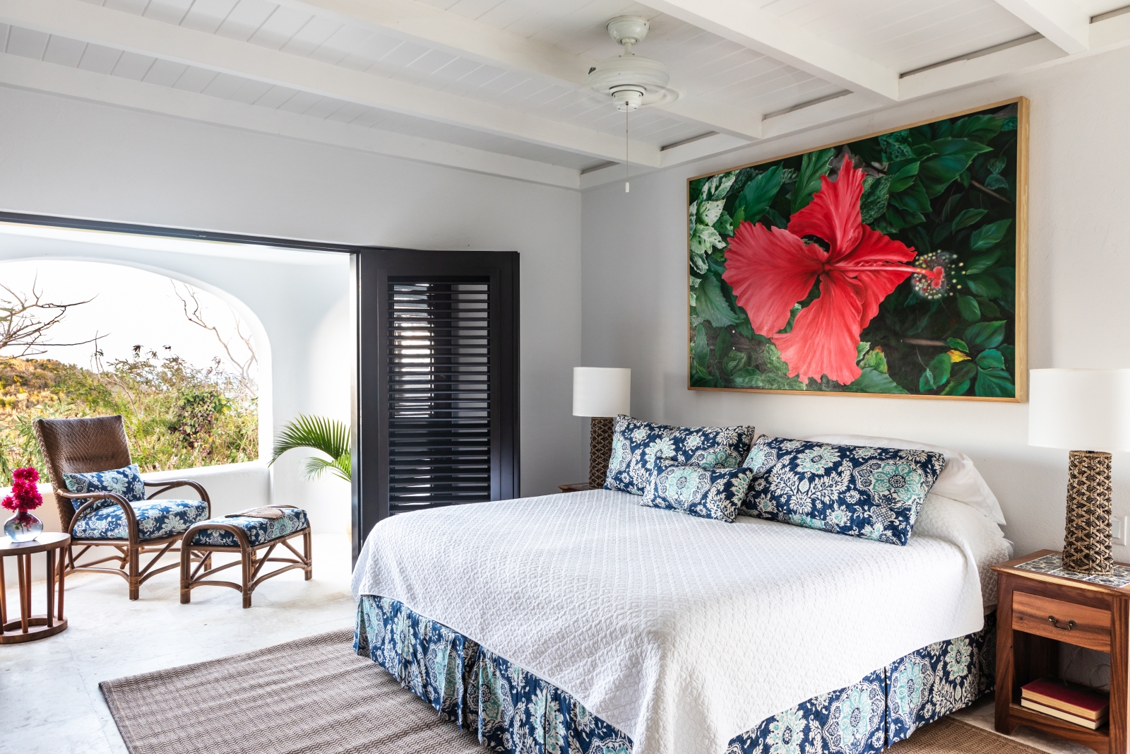 Bedroom with balcony