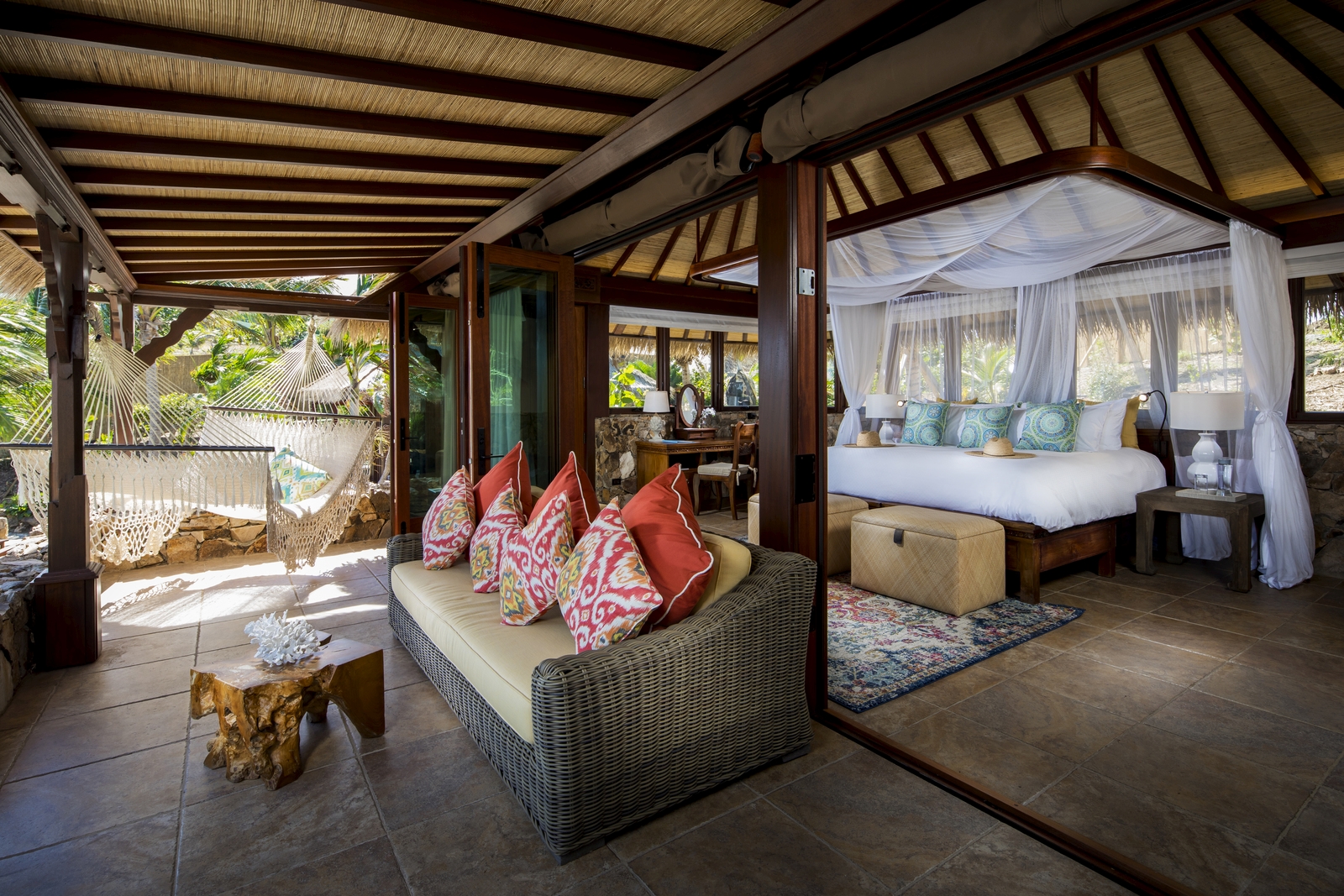 Interior of the double bedroom Bali Buah
