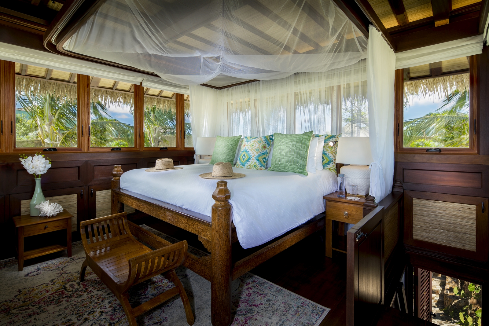 Interior of the Double Bedroom Bali Lo