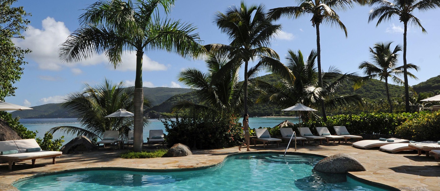 Main pool of Rosewood Little Dix Bay, British Virgin Islands
