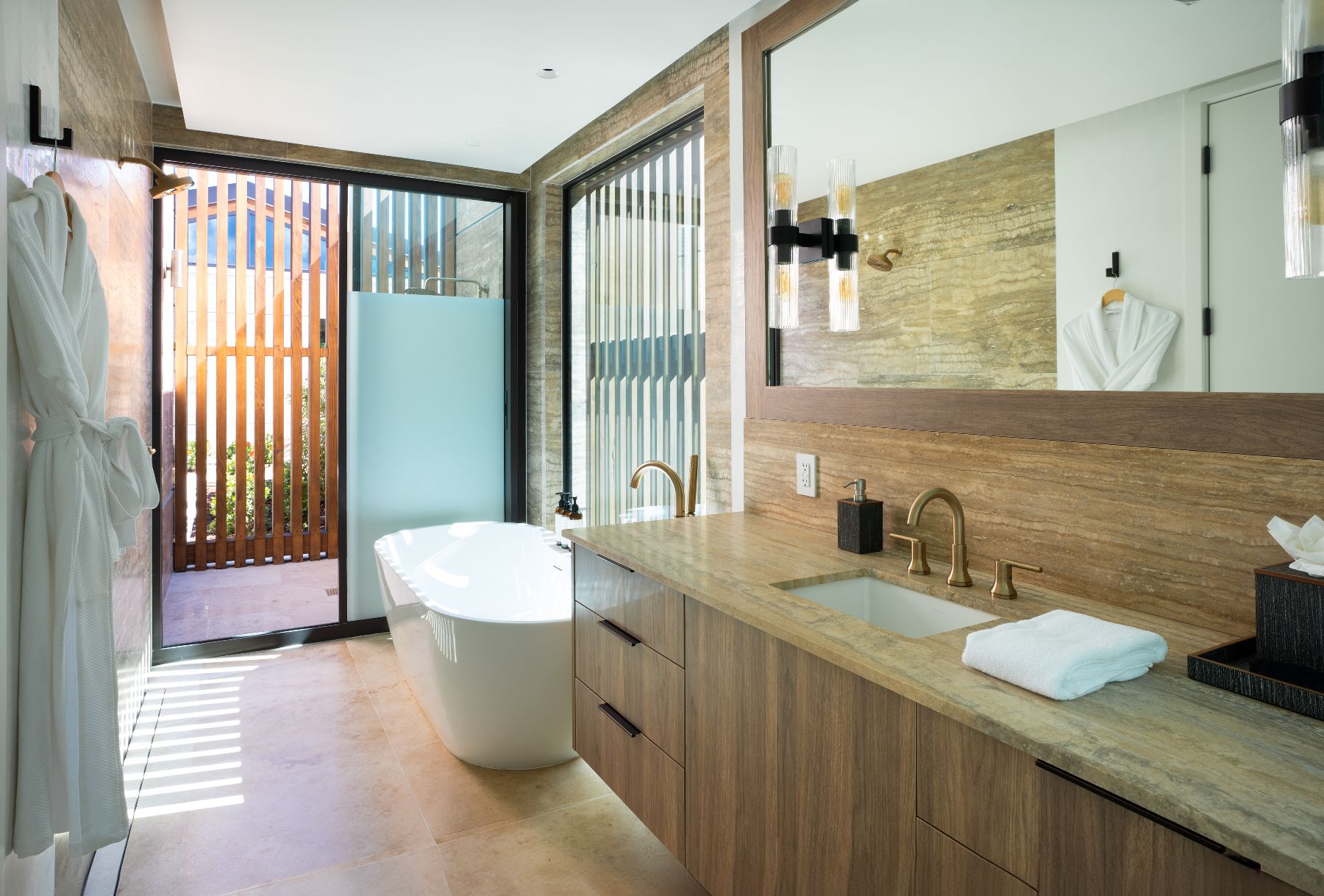 Bathroom at Casino Royale in Oil Nut Bay in the British Virgin Islands