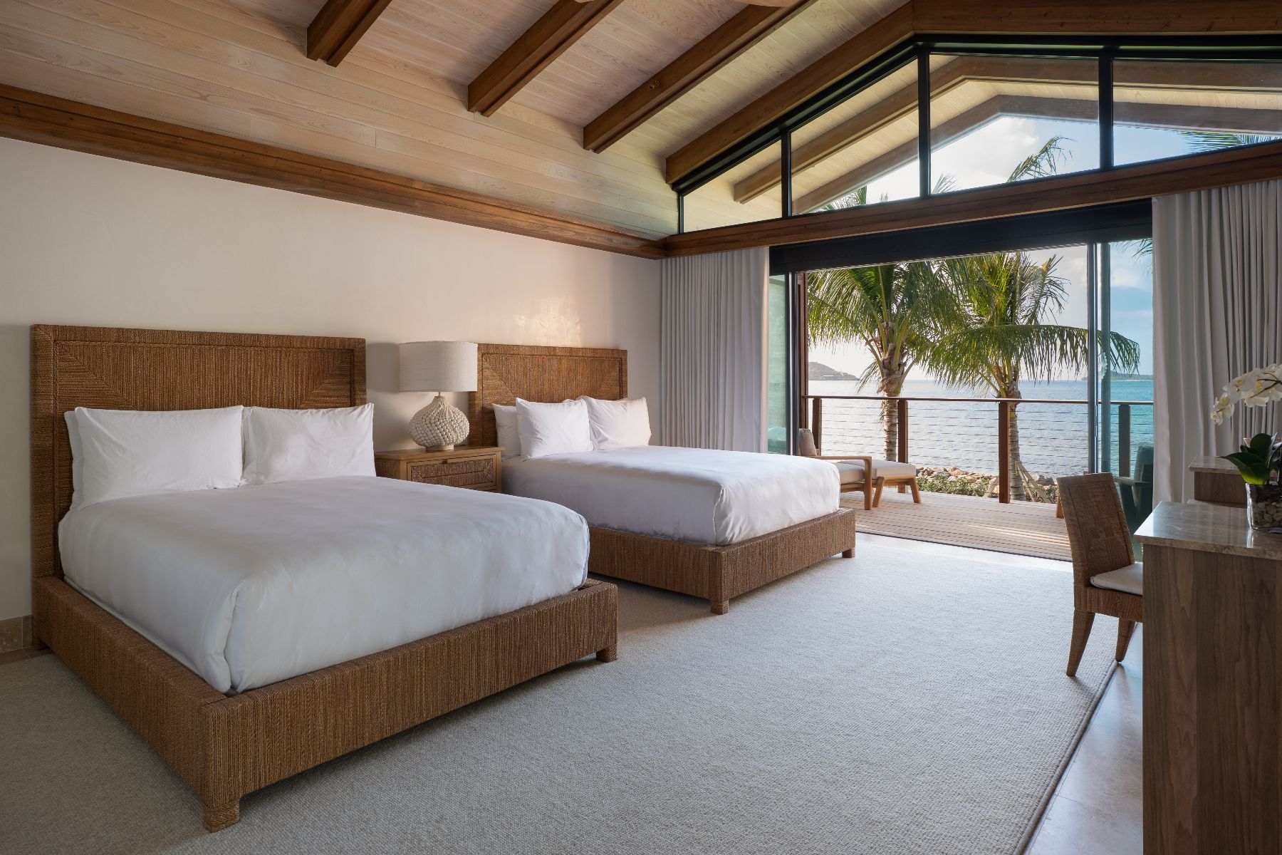 View from Bedroom at Casino Royale in Oil Nut Bay in the British Virgin Islands