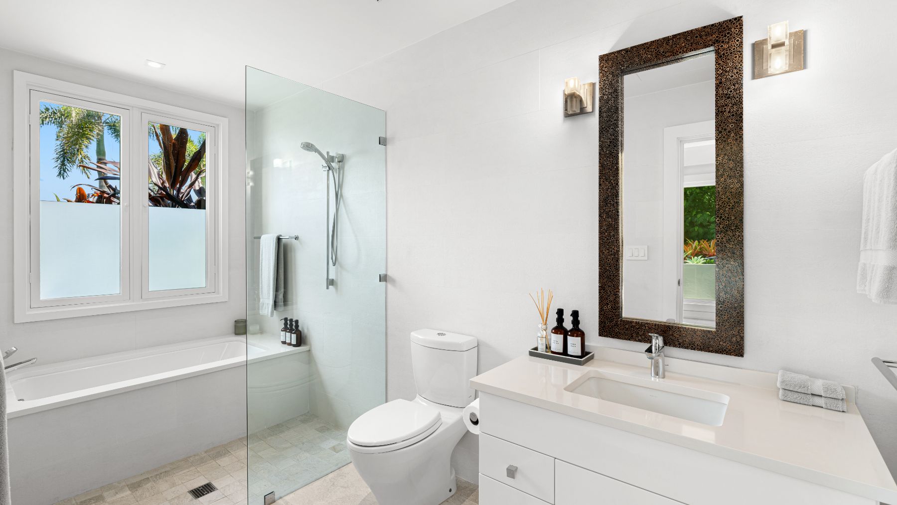 Bathroom at Nora Hazel House in the British Virgin Islands, Caribbean