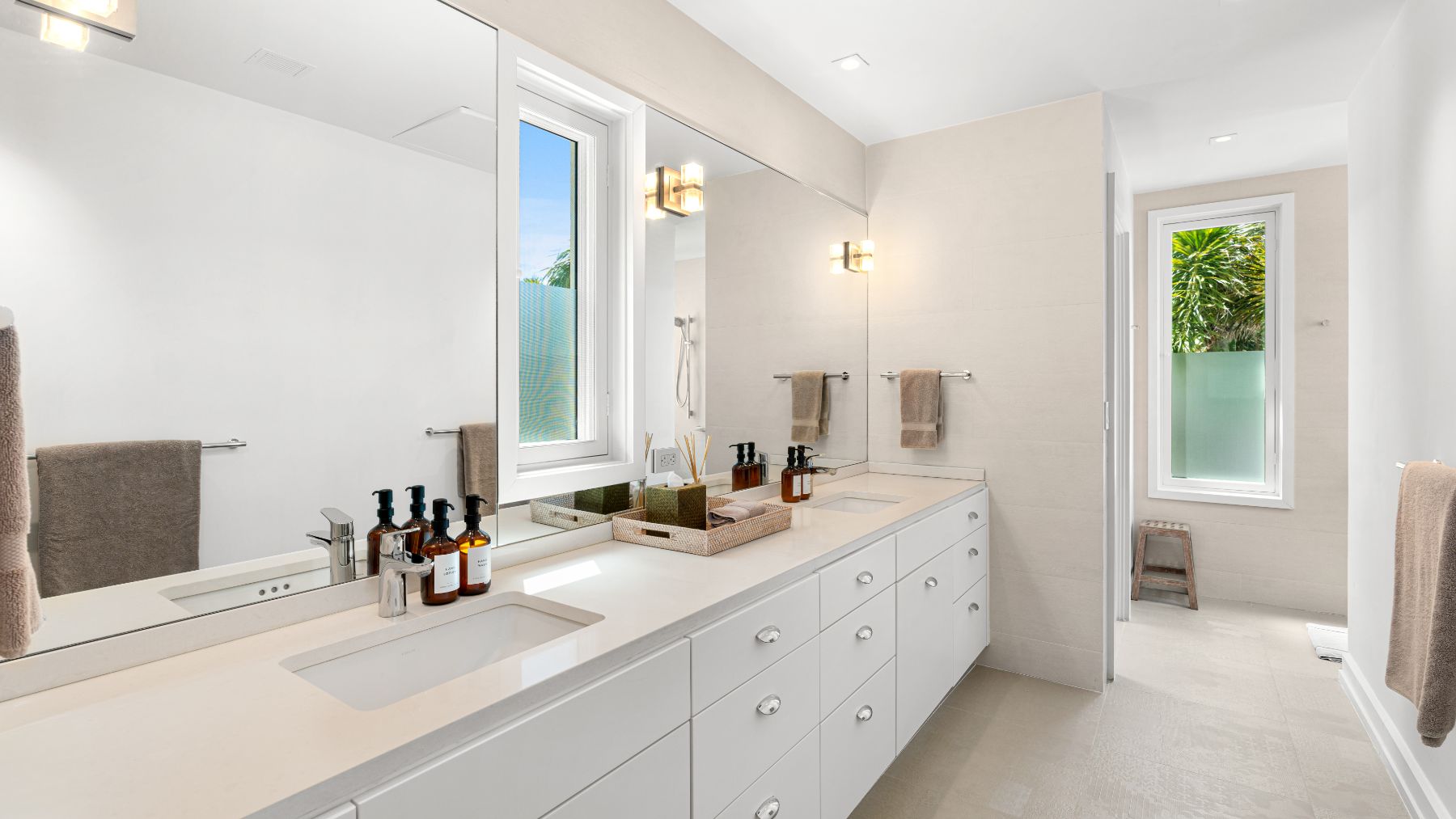 Bathroom at Nora Hazel House in the British Virgin Islands, Caribbean