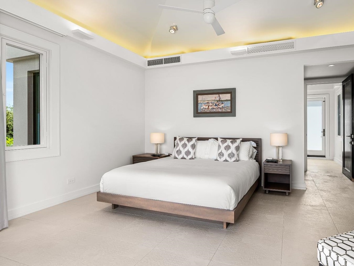 Bedroom at Nora Hazel House in the British Virgin Islands, Caribbean