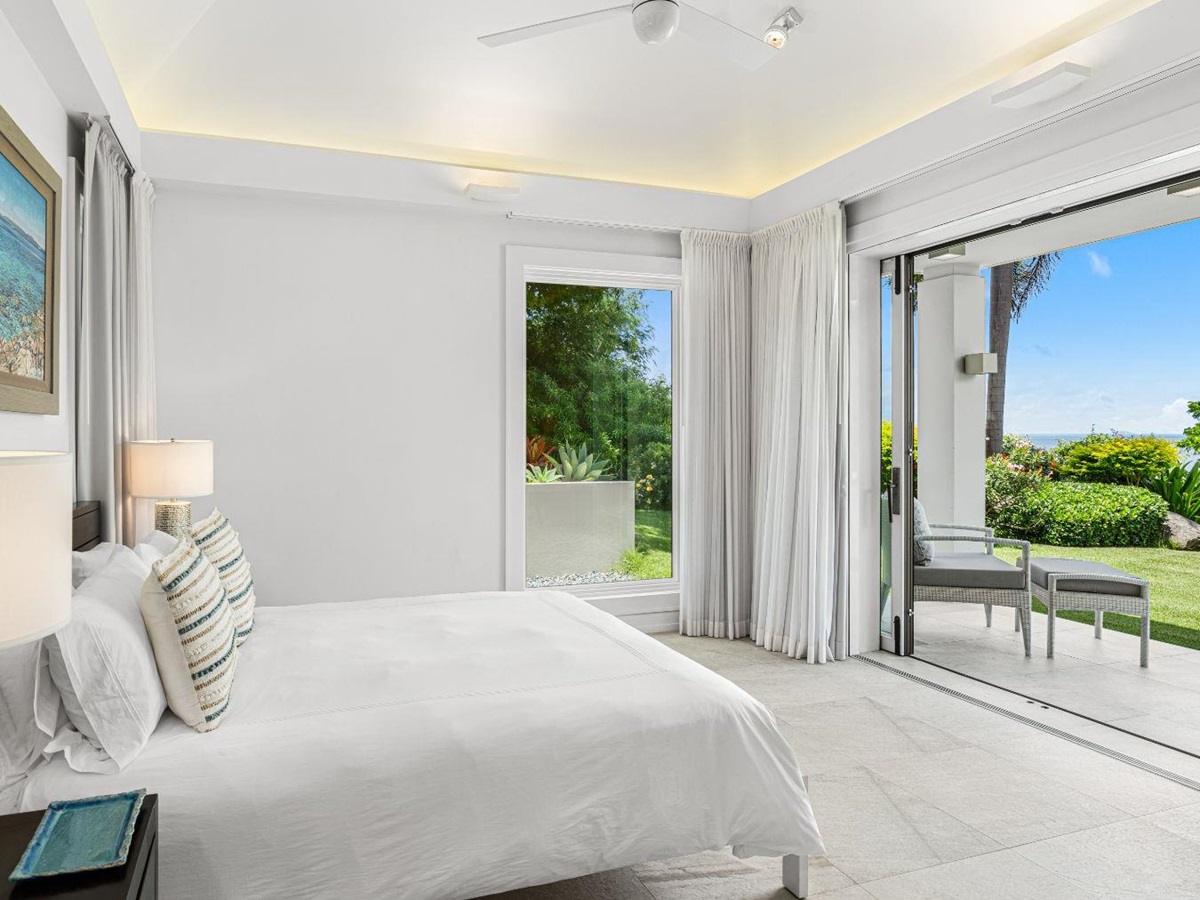 Bedroom at Nora Hazel House in the British Virgin Islands, Caribbean