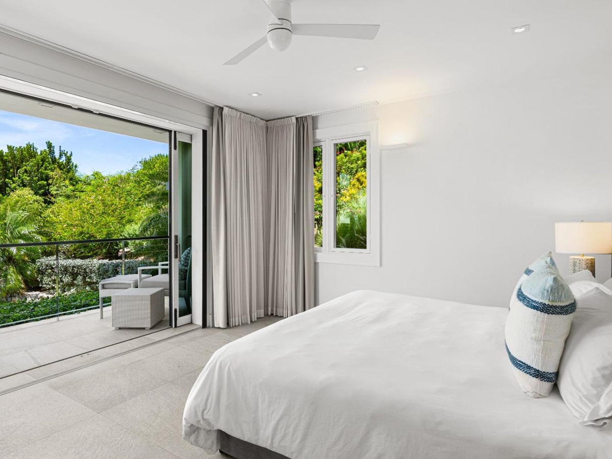 Bedroom at Nora Hazel House in the British Virgin Islands, Caribbean