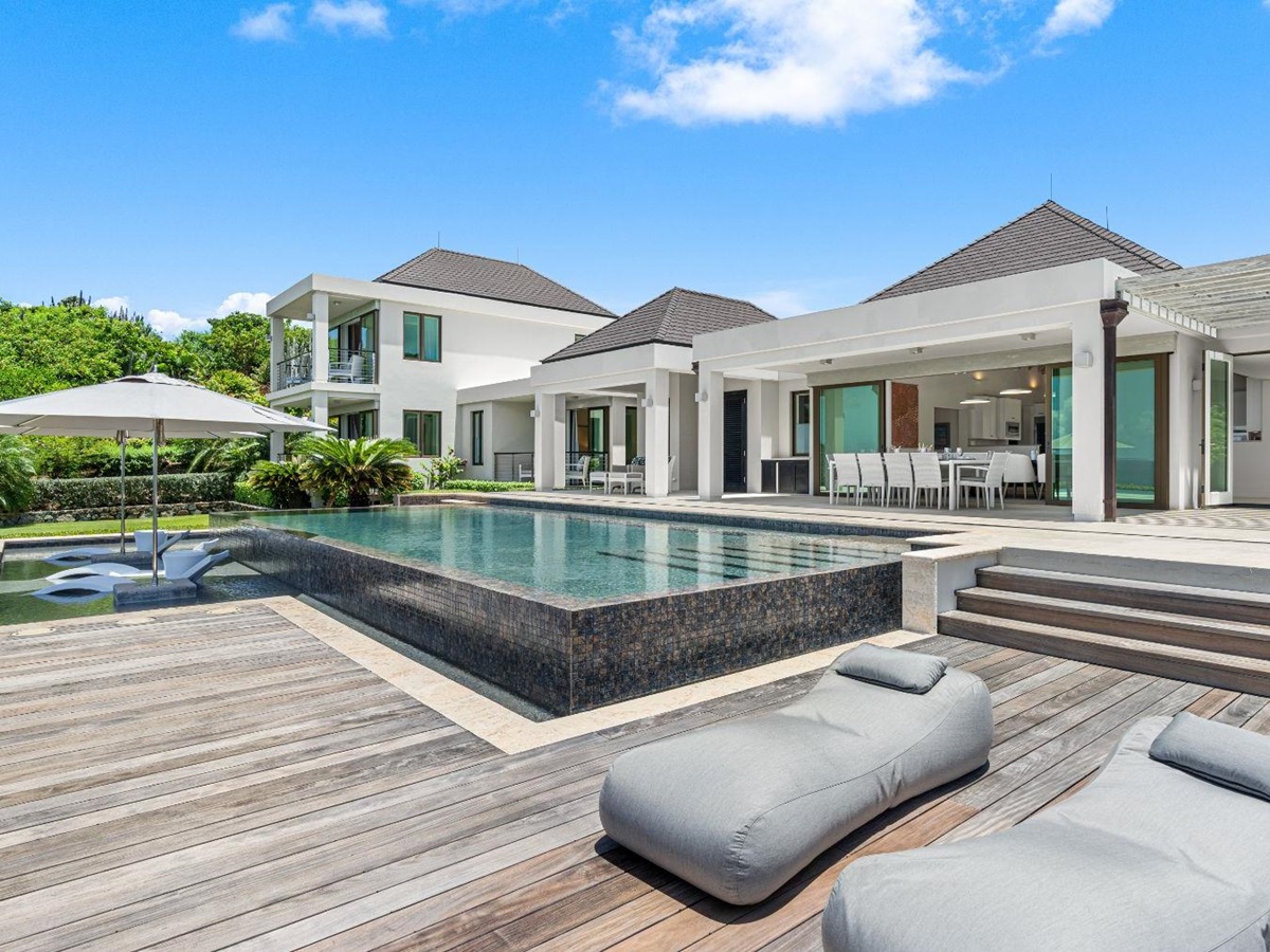 Pool at Nora Hazel House in the British Virgin Islands, Caribbean