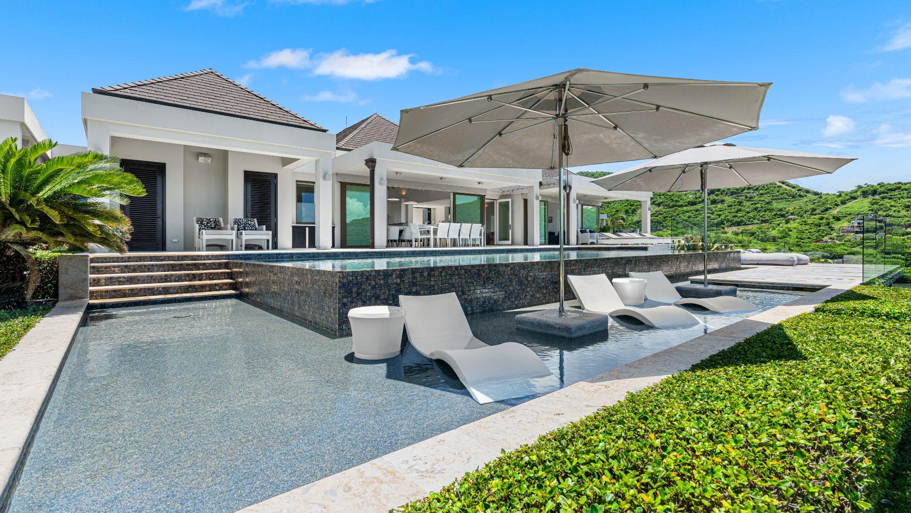 Pool at Nora Hazel House in the British Virgin Islands, Caribbean