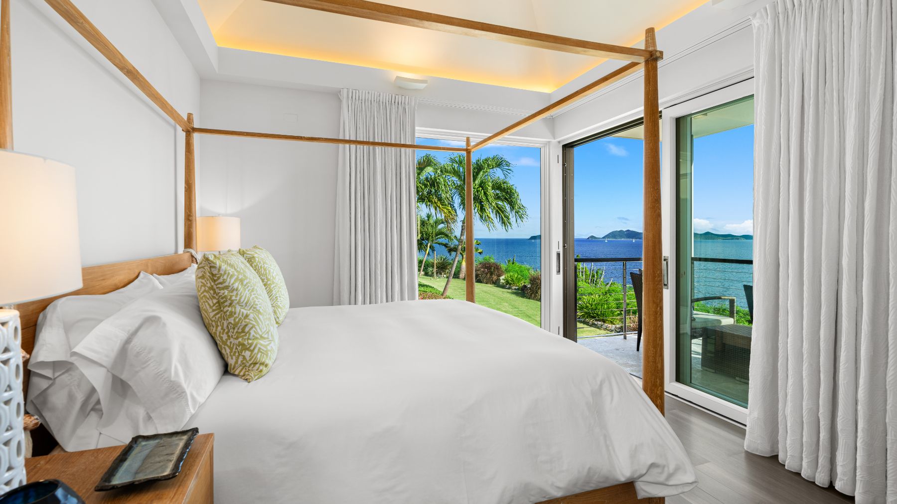 Bedroom at Osprey House in the British Virgin Islands, Caribbean