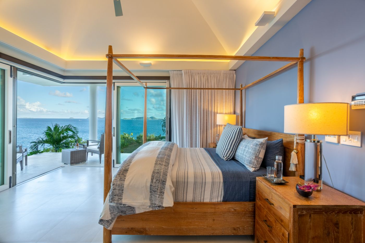 Bedroom 1 at Osprey House in the British Virgin Islands