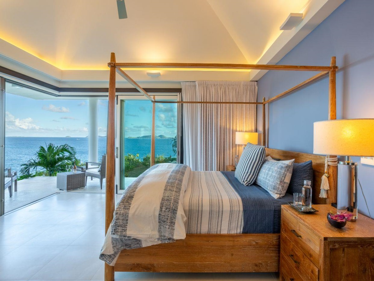 Bedroom 1 at Osprey House in the British Virgin Islands