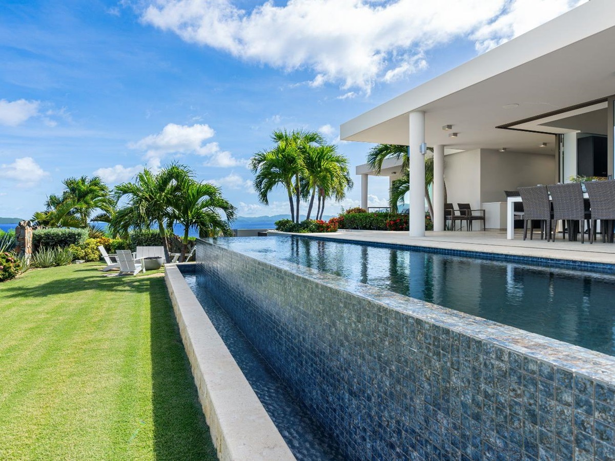 Pool at Osprey House in the British Virgin Islands, Caribbean