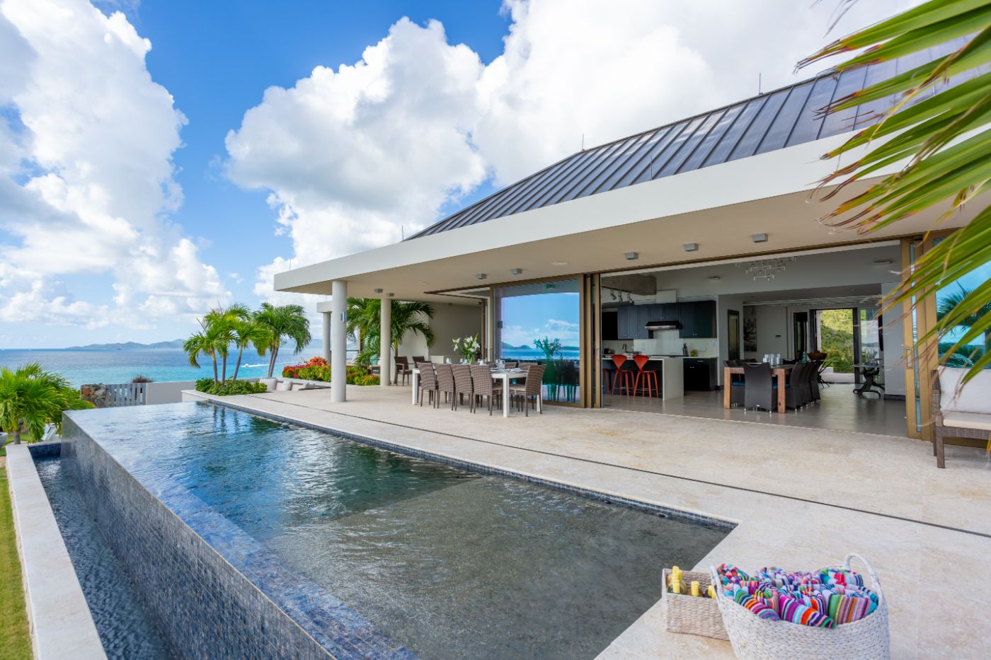 Swimming Pool at Osprey House in the British Virgin Islands