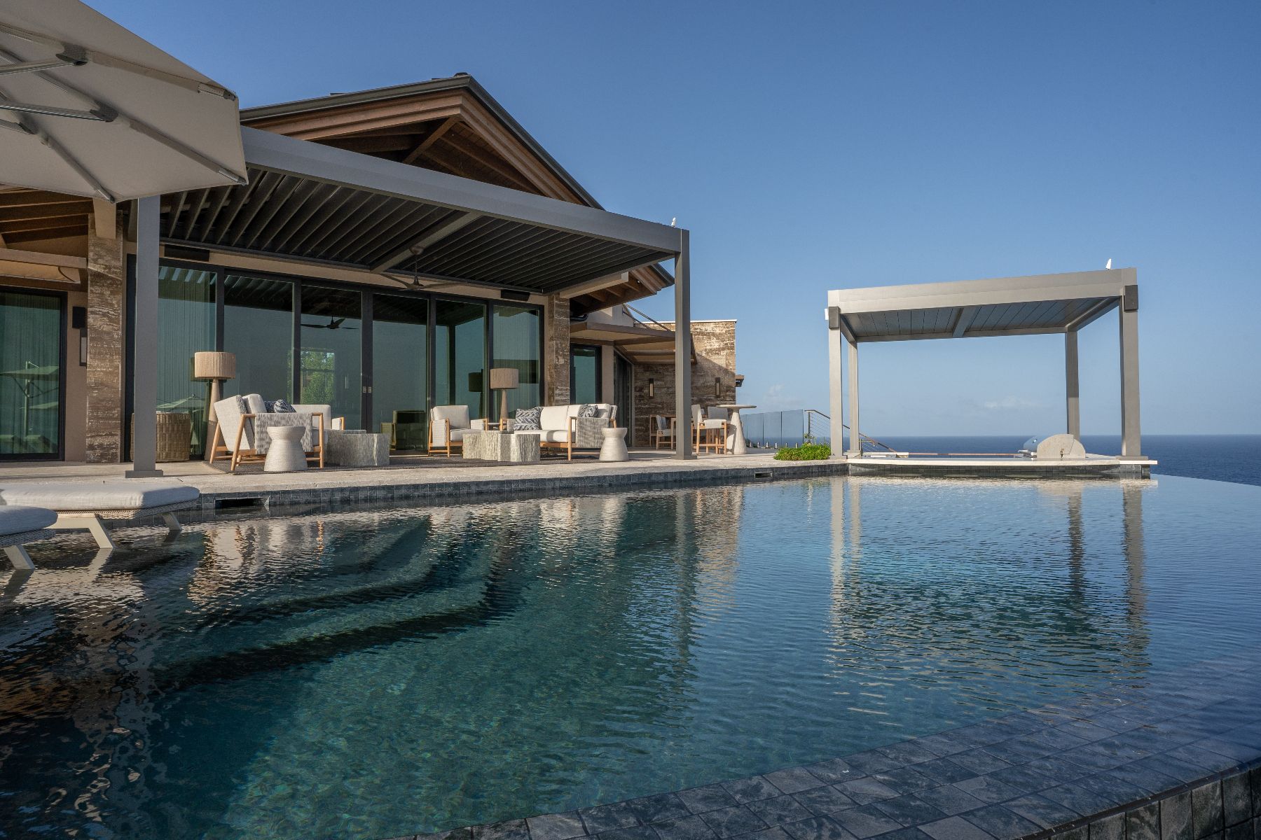 Pool at Quintessa in Oil Nut Bay in the British Virgin Islands