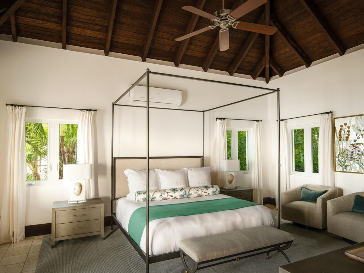 Master Bedroom at St Bernard's Hill House in the British Virgin Islands