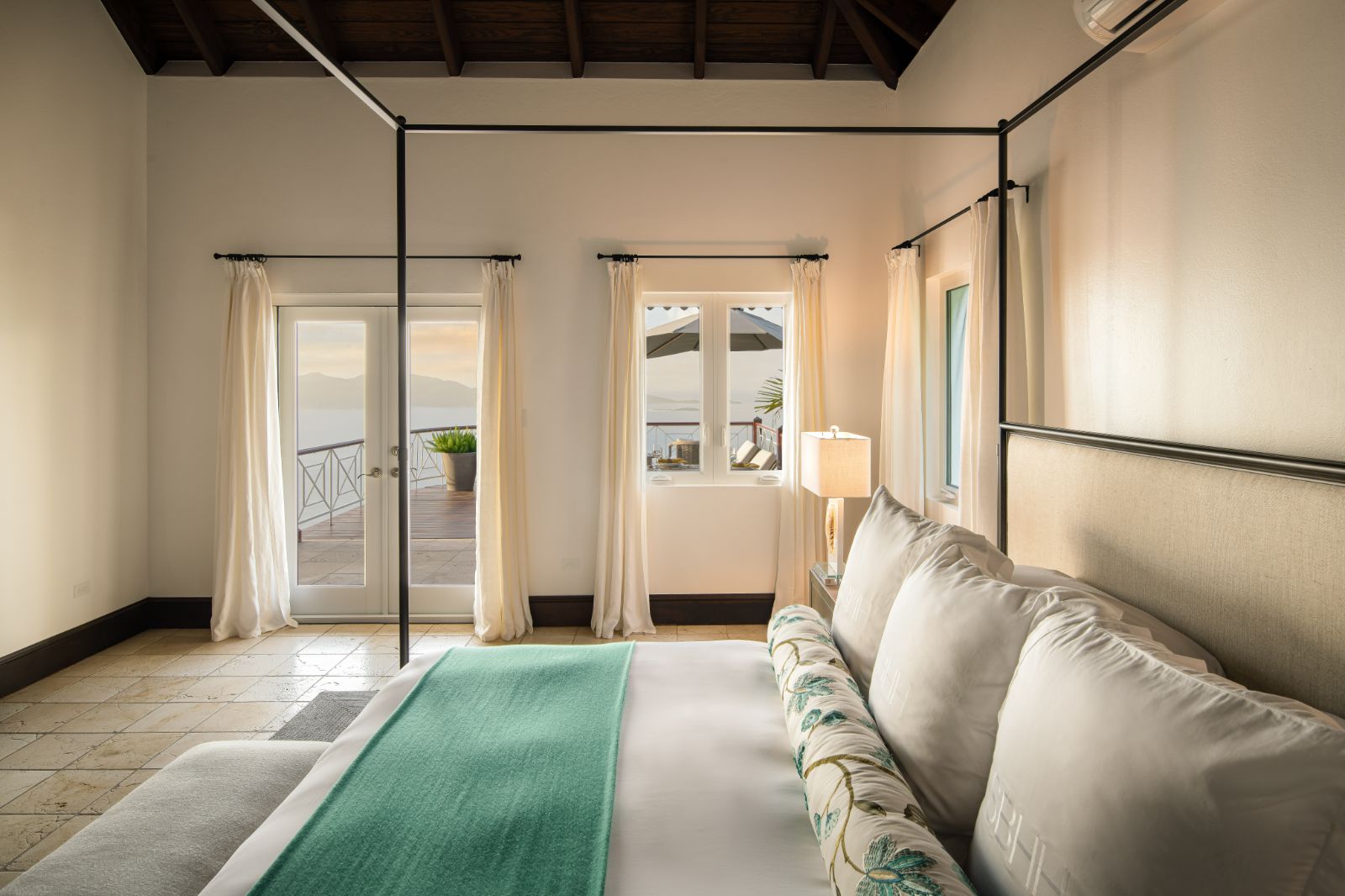 Master Bedroom View at St Bernard's Hill House in the British Virgin Islands