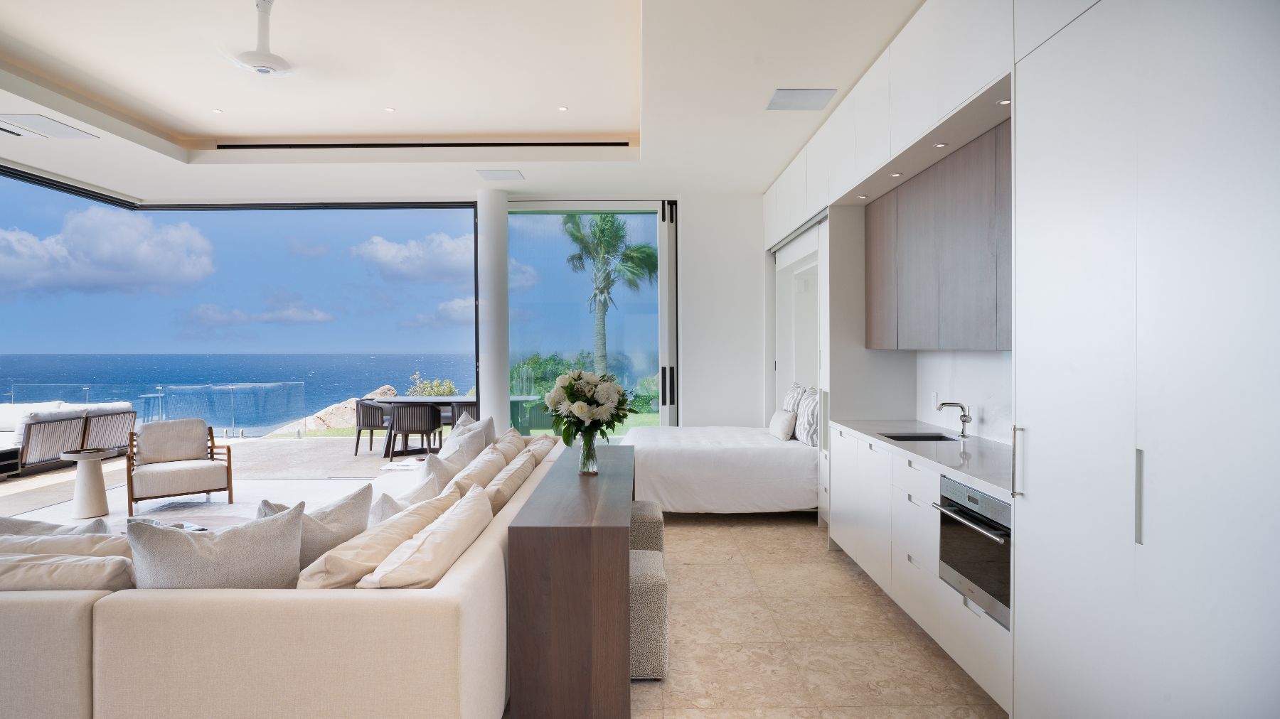 Kitchen at Starlight in the Nut Oil Bay Resort in the British Virgin Islands