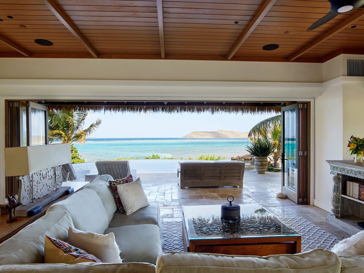 View from Mangrove Villa at The Branson Estate on Moskito Island in the British Virgin Islands