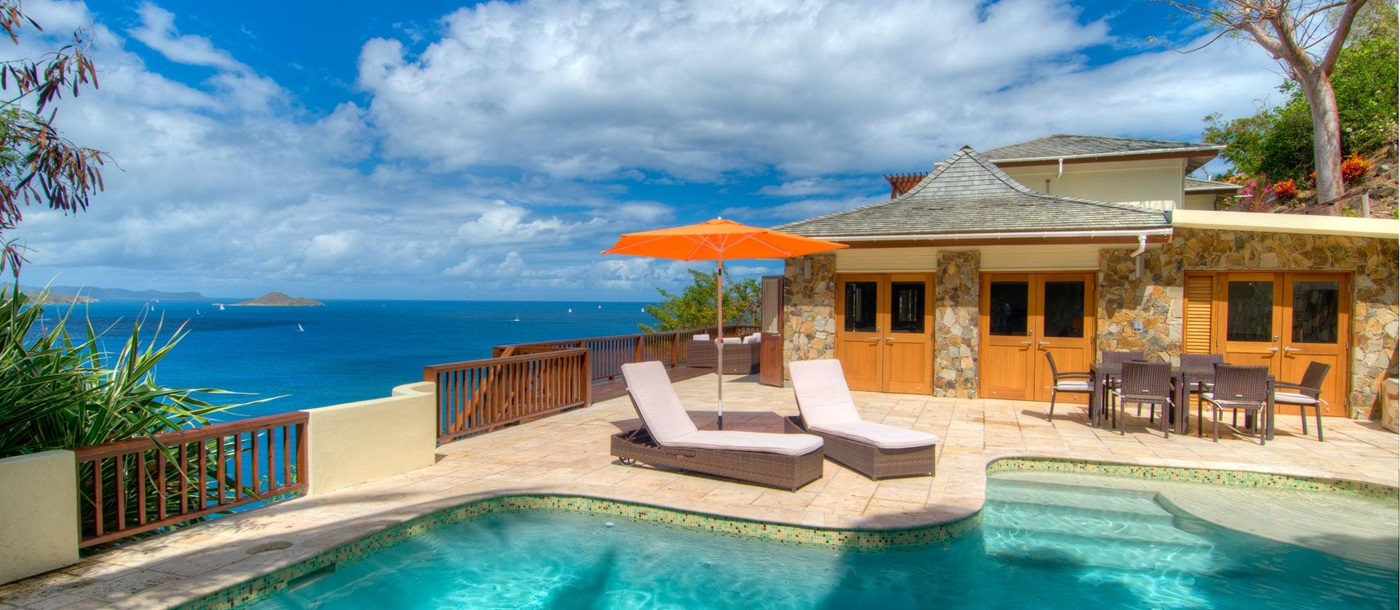 swimming pool of Turtle Bay House, British Virgin Islands