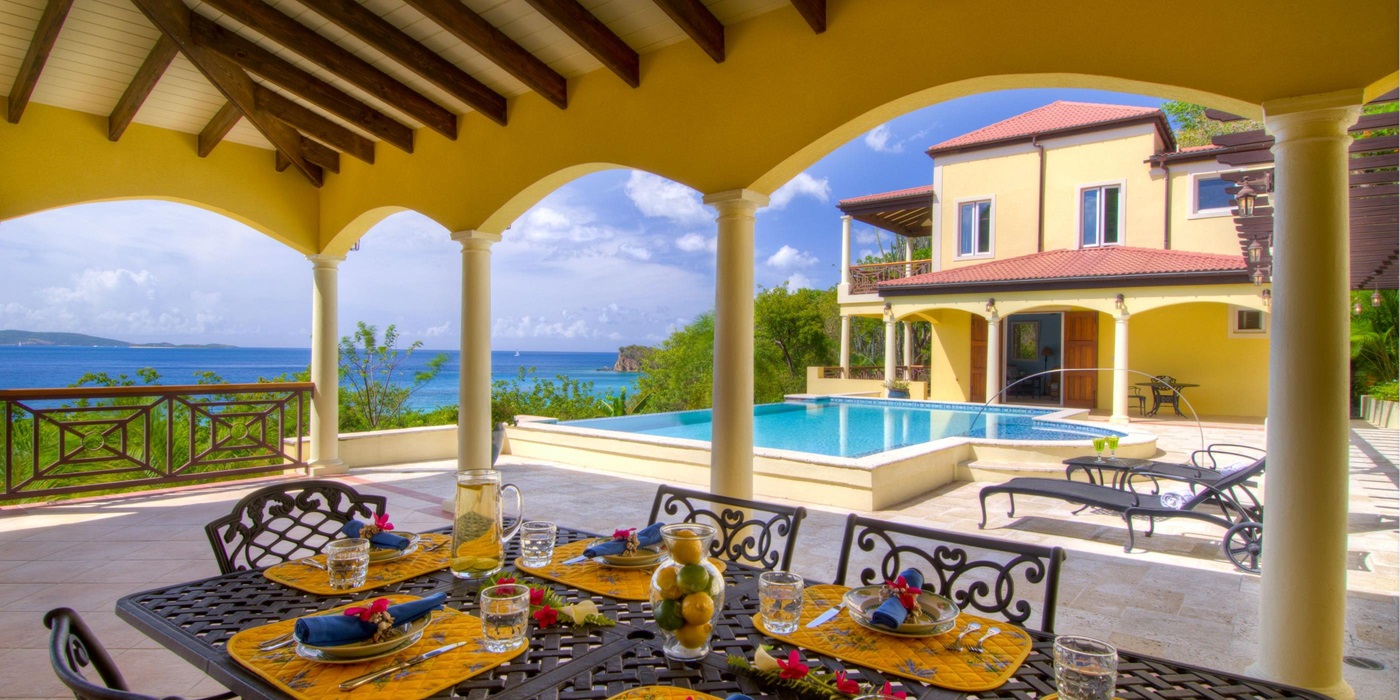 Exterior of Villa Ariana, British Virgin Islands