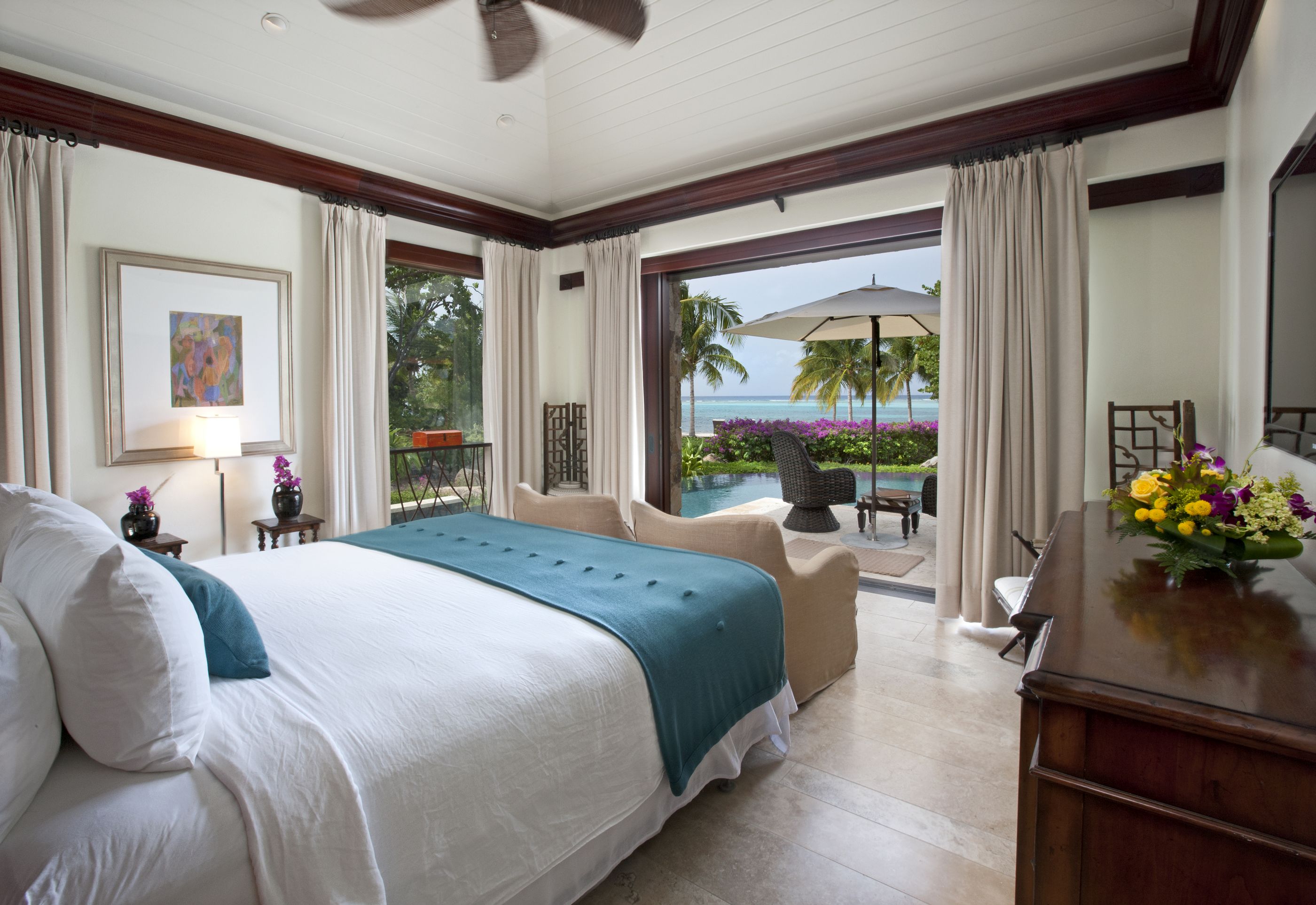 Doulbe bedroom of Villa Jewel Box, British Virgin Islands