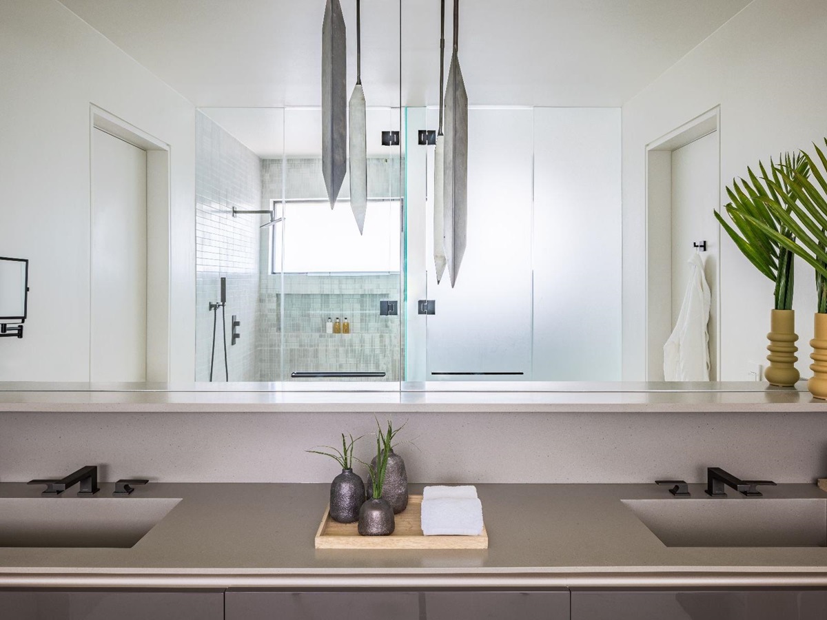 Bathroom at Xela in Oil Nut Bay in the British Virgin Islands