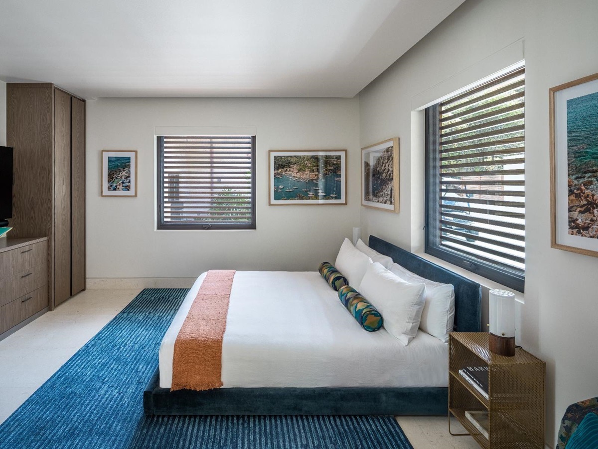 Bedroom at Xela in Oil Nut Bay in the British Virgin Islands