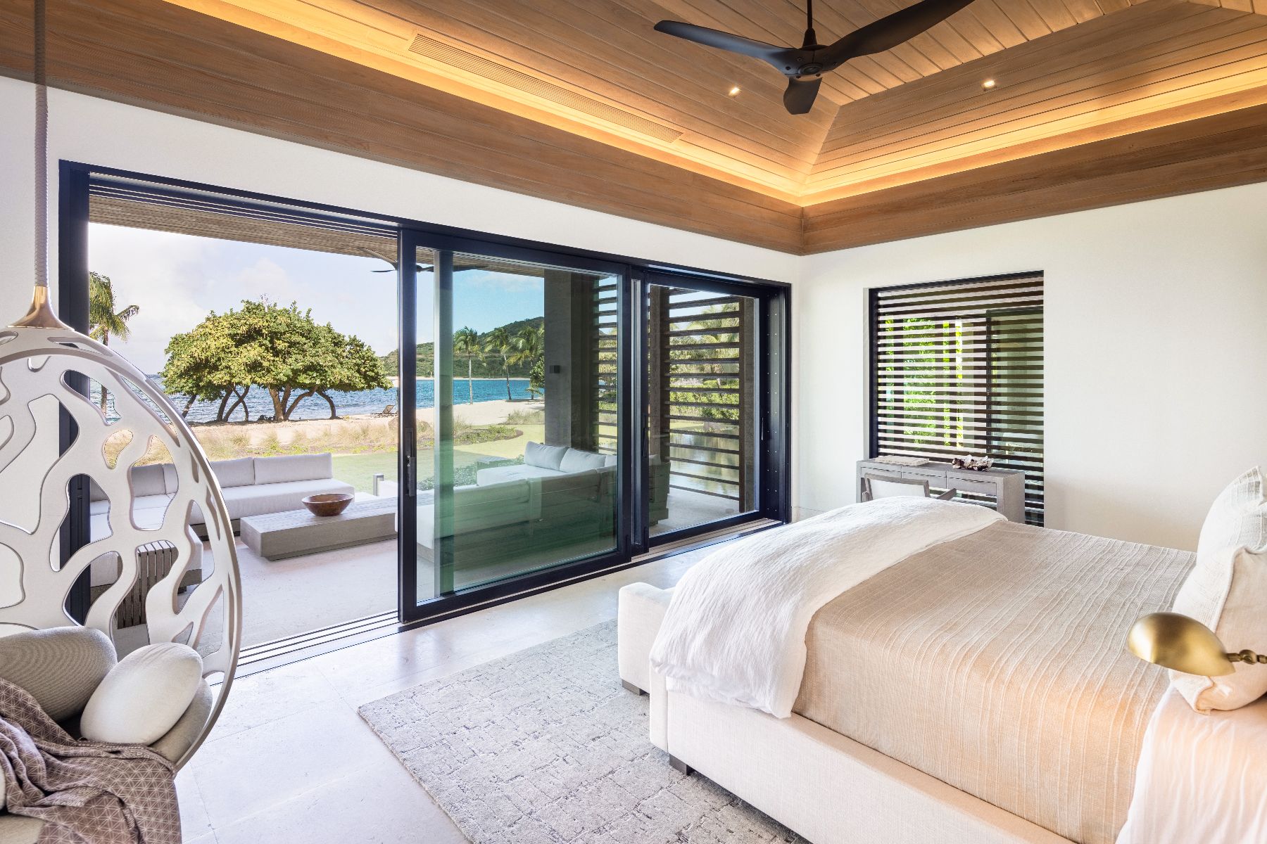 Bedroom at Xela in Oil Nut Bay in the British Virgin Islands