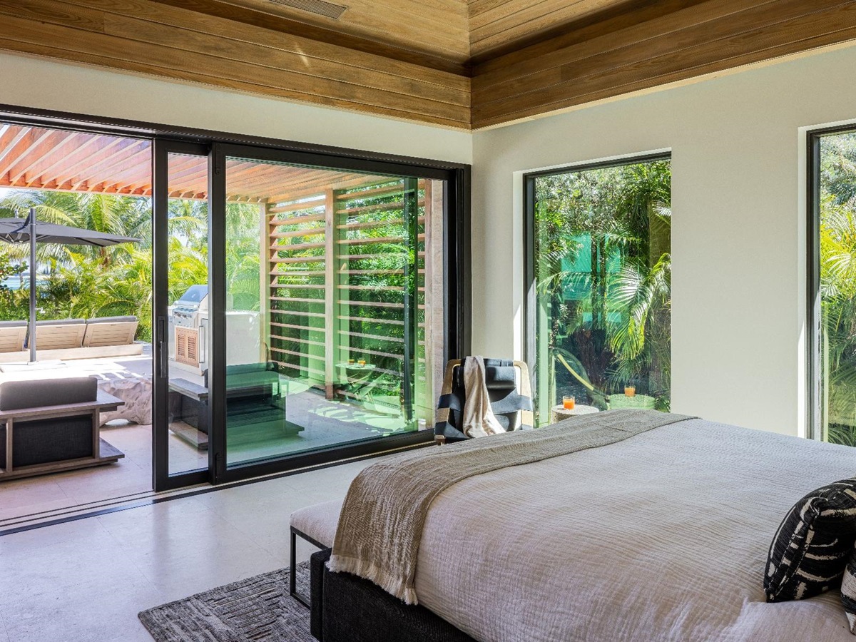Bedroom at Xela in Oil Nut Bay in the British Virgin Islands
