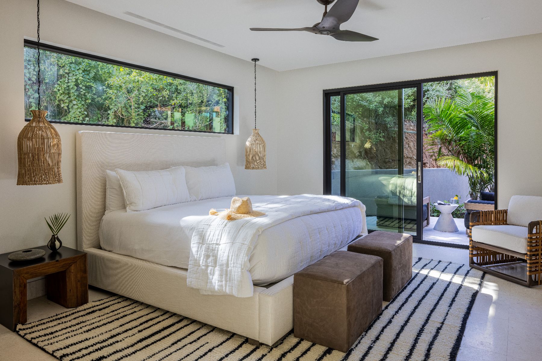 Bedroom at Xela in Oil Nut Bay in the British Virgin Islands