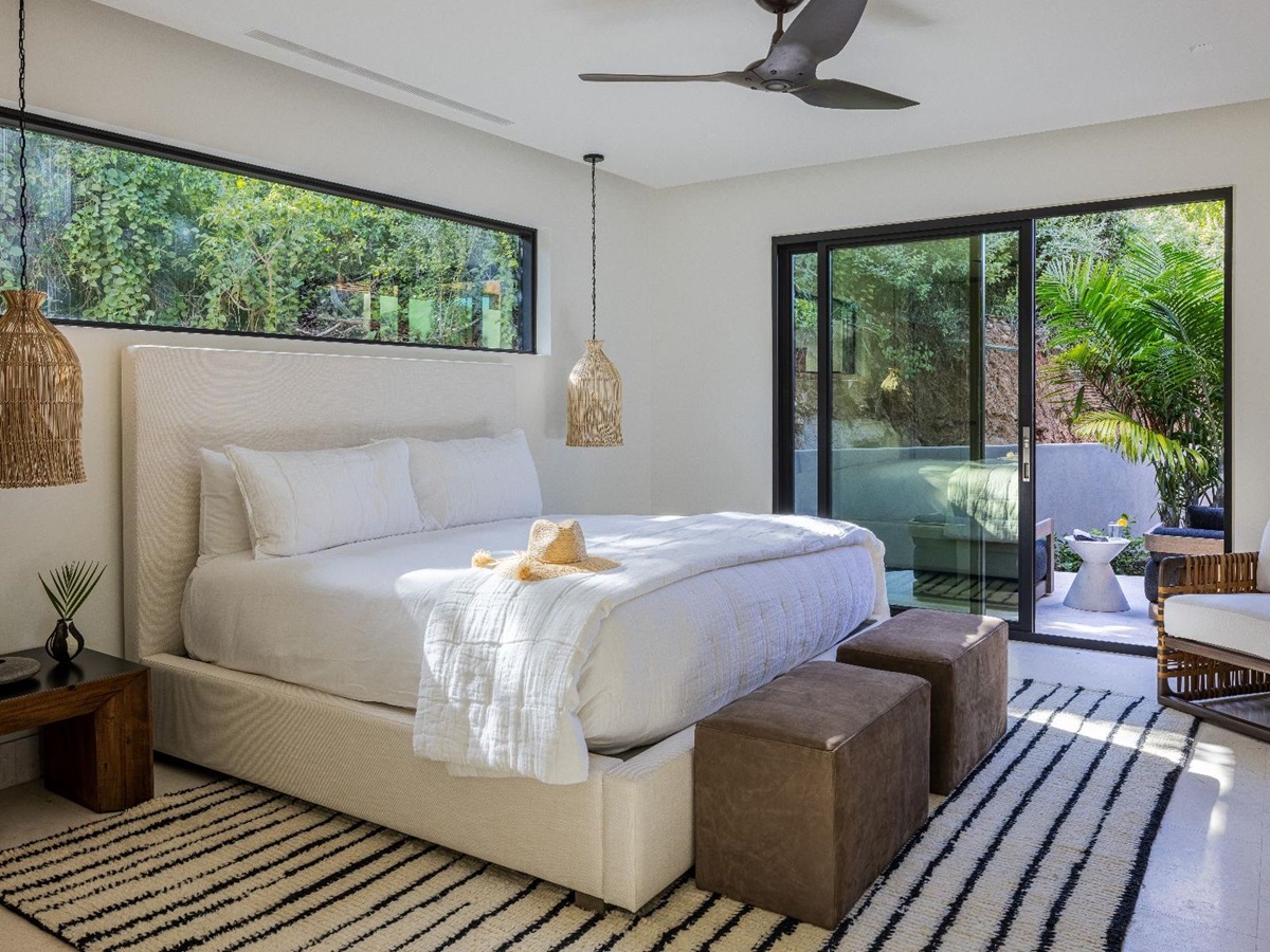 Bedroom at Xela in Oil Nut Bay in the British Virgin Islands