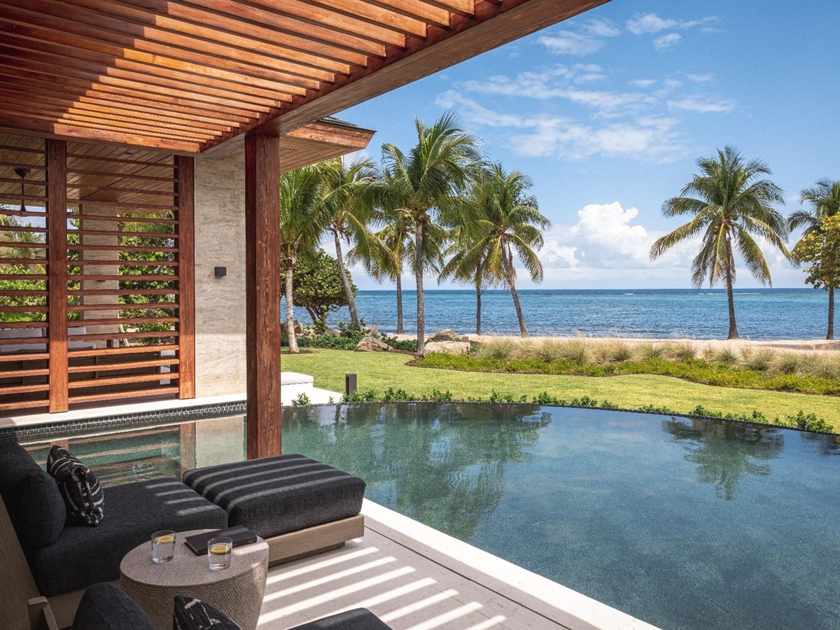 Pool at Xela in Oil Nut Bay in the British Virgin Islands