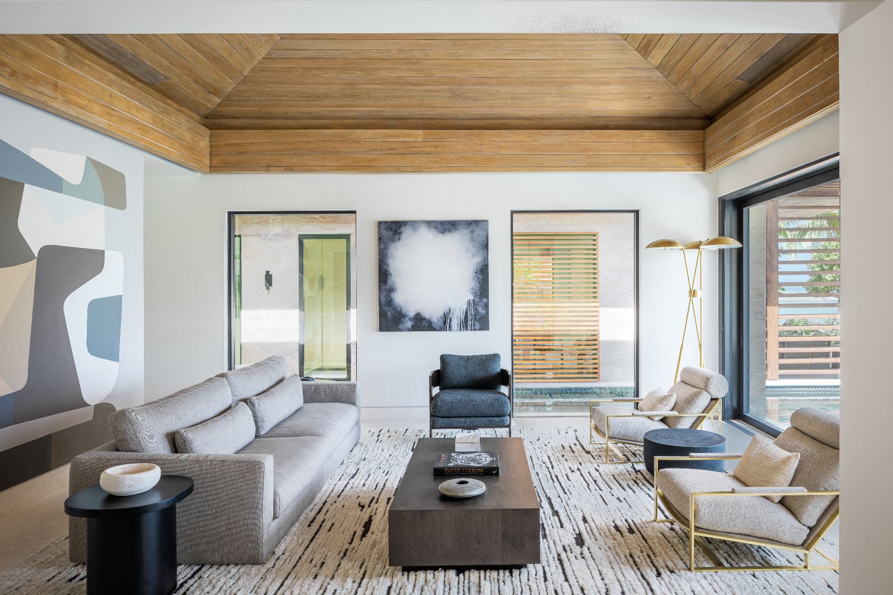 Sitting room at Xela in Oil Nut Bay in the British Virgin Islands