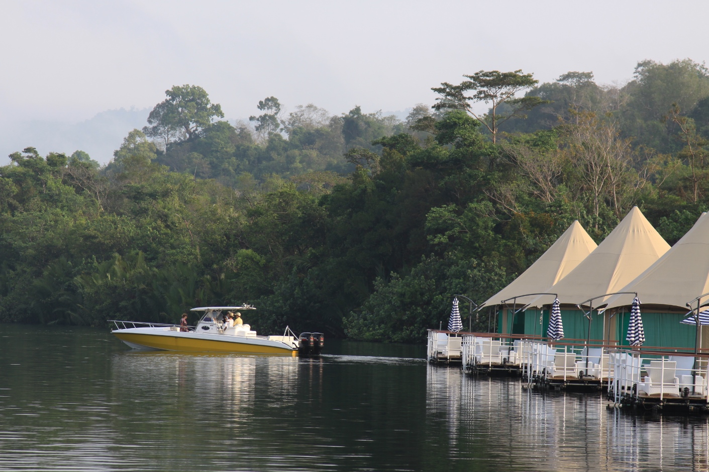 boat at Four Rivers Floating Lodge, Cambodia