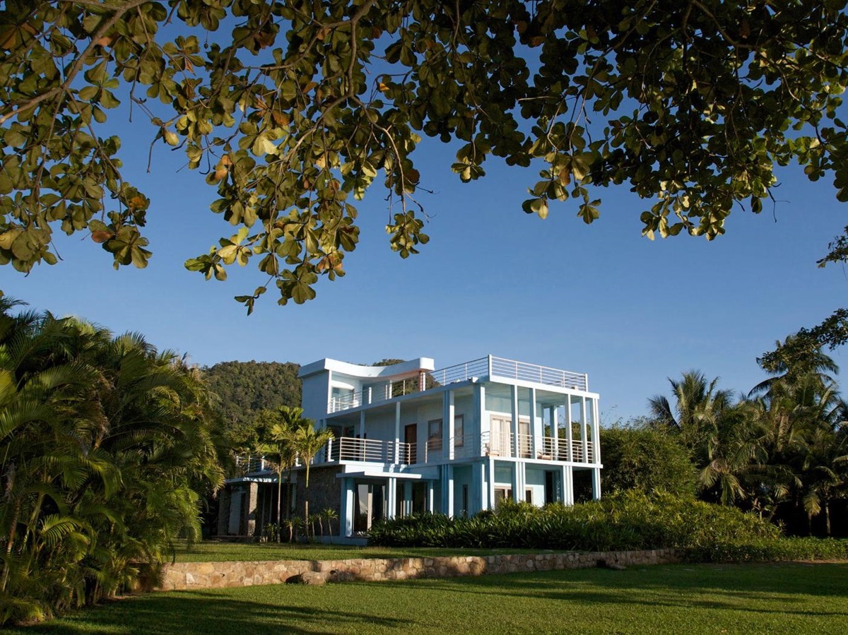 Exterior and grounds of Knai Bang Chatt resort in Cambodia