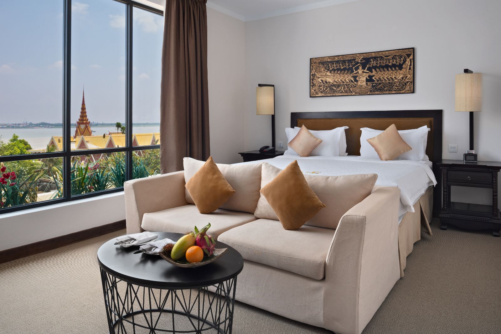 Royal Two Bed suite at Palace Gate Hotel in Phnom Penh, Cambodia