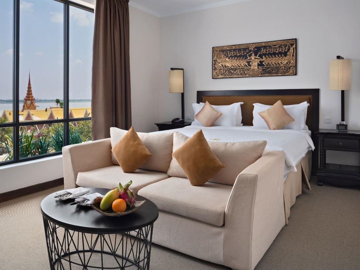 Royal Two Bed suite at Palace Gate Hotel in Phnom Penh, Cambodia