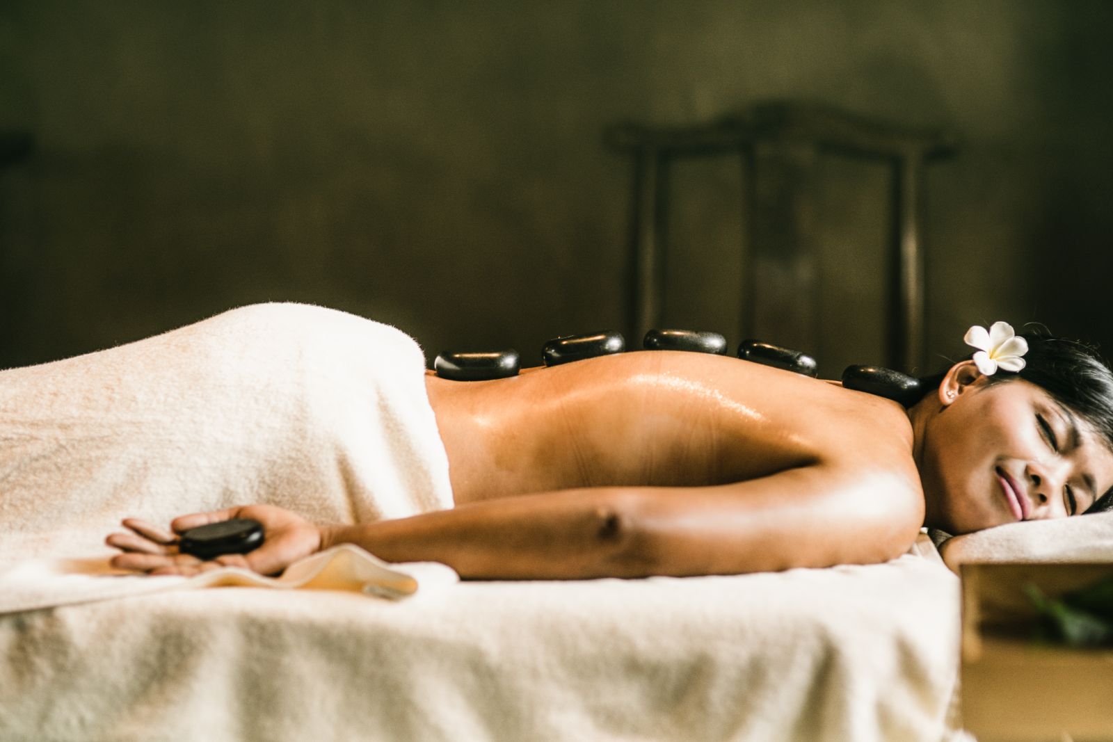 Spa treatment at Phum Baitang hotel in Cambodia