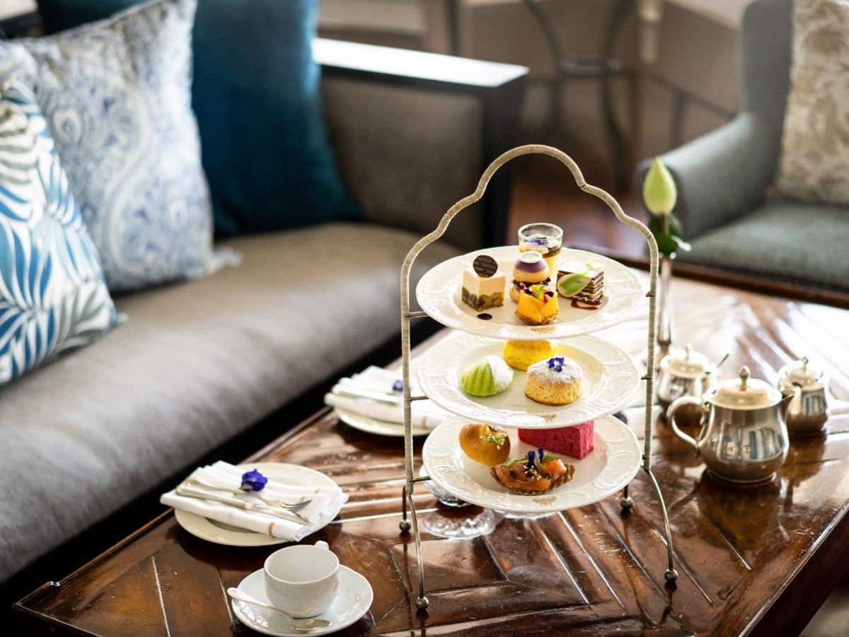 Afternoon tea at Raffles Grand Hotel d'Angkor