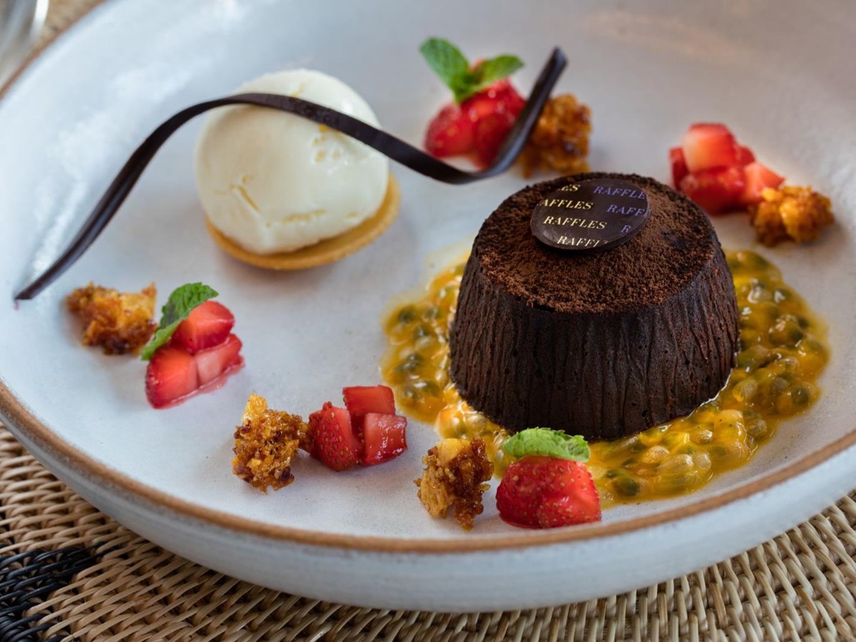 Cuisine at Raffles Grand Hotel d'Angkor in Siem Reap, Cambodia