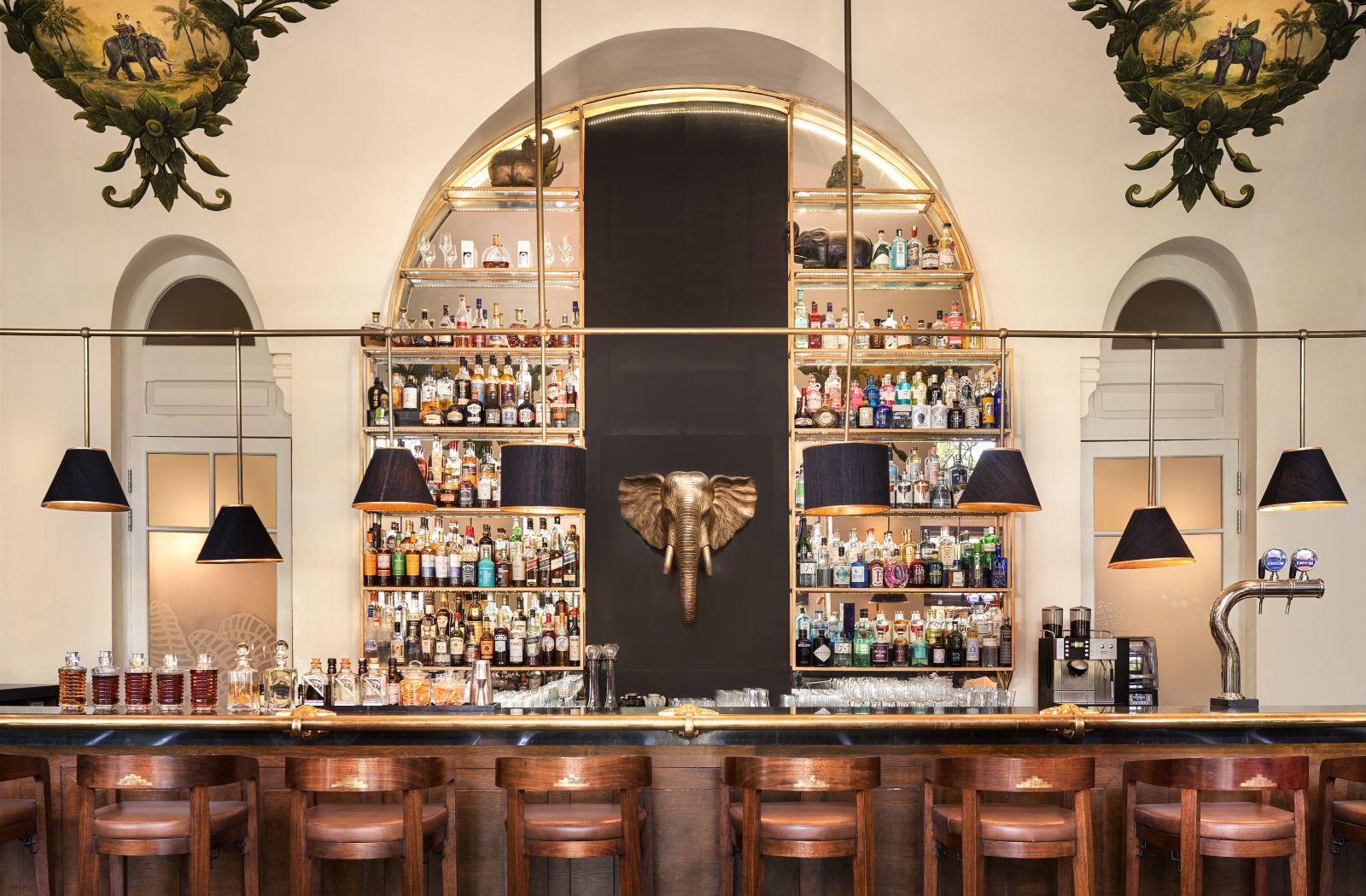 Bar at Raffles Le Royal in Phnom Penh, Cambodia
