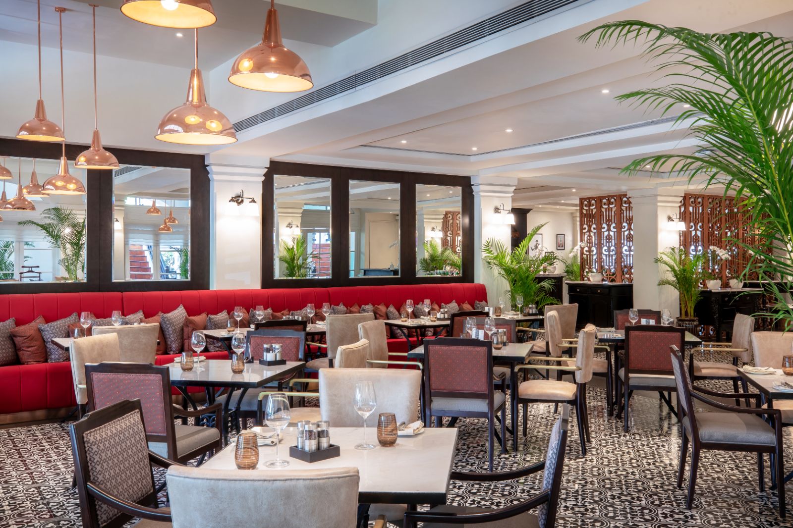 Dining restaurant Raffles Le Royal in Phnom Penh, Cambodia