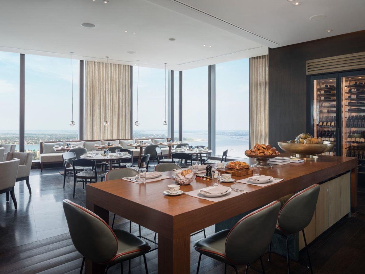 Brasserie Louis Restaurant at Rosewood Phnom Penh in Cambodia